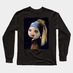 Toon with a Pearl Earring V.2 Long Sleeve T-Shirt
